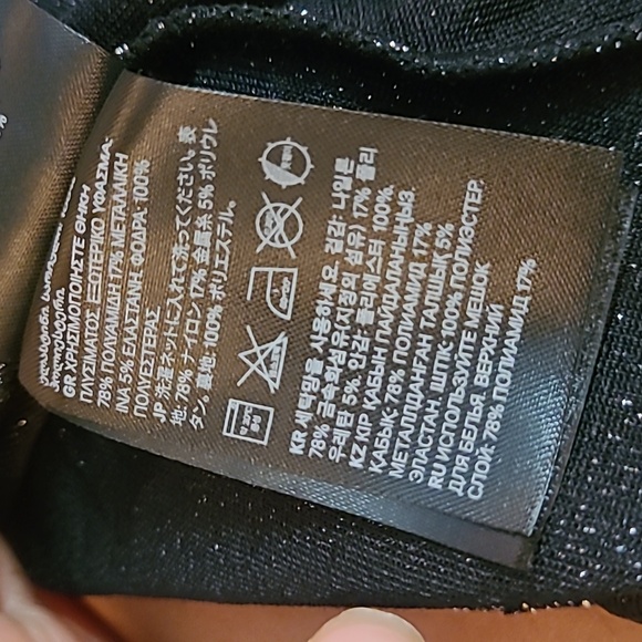 H&M divided dress♡size S ♡ black and silver with sparkles color - Picture 12 of 13